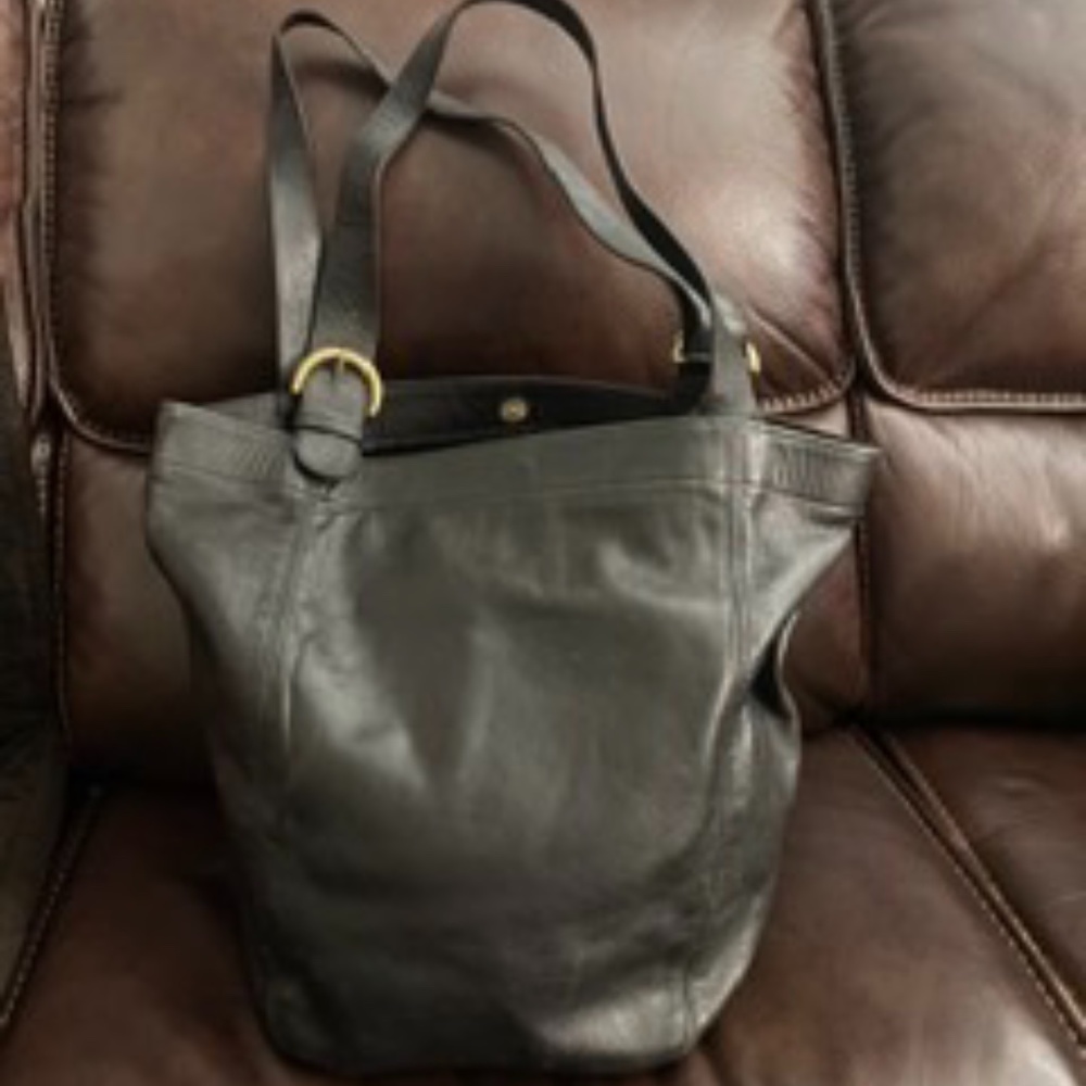 Large Bucket Coach Bag